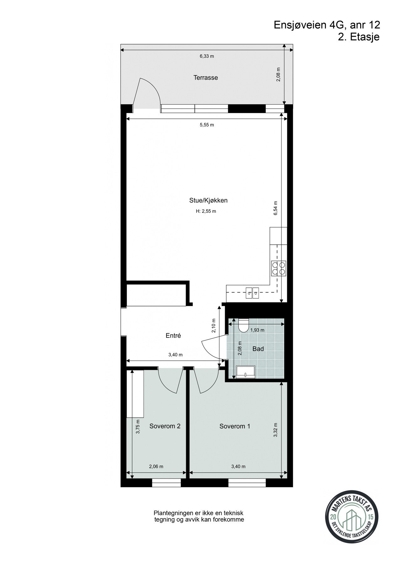 Plantegning Galleribilde