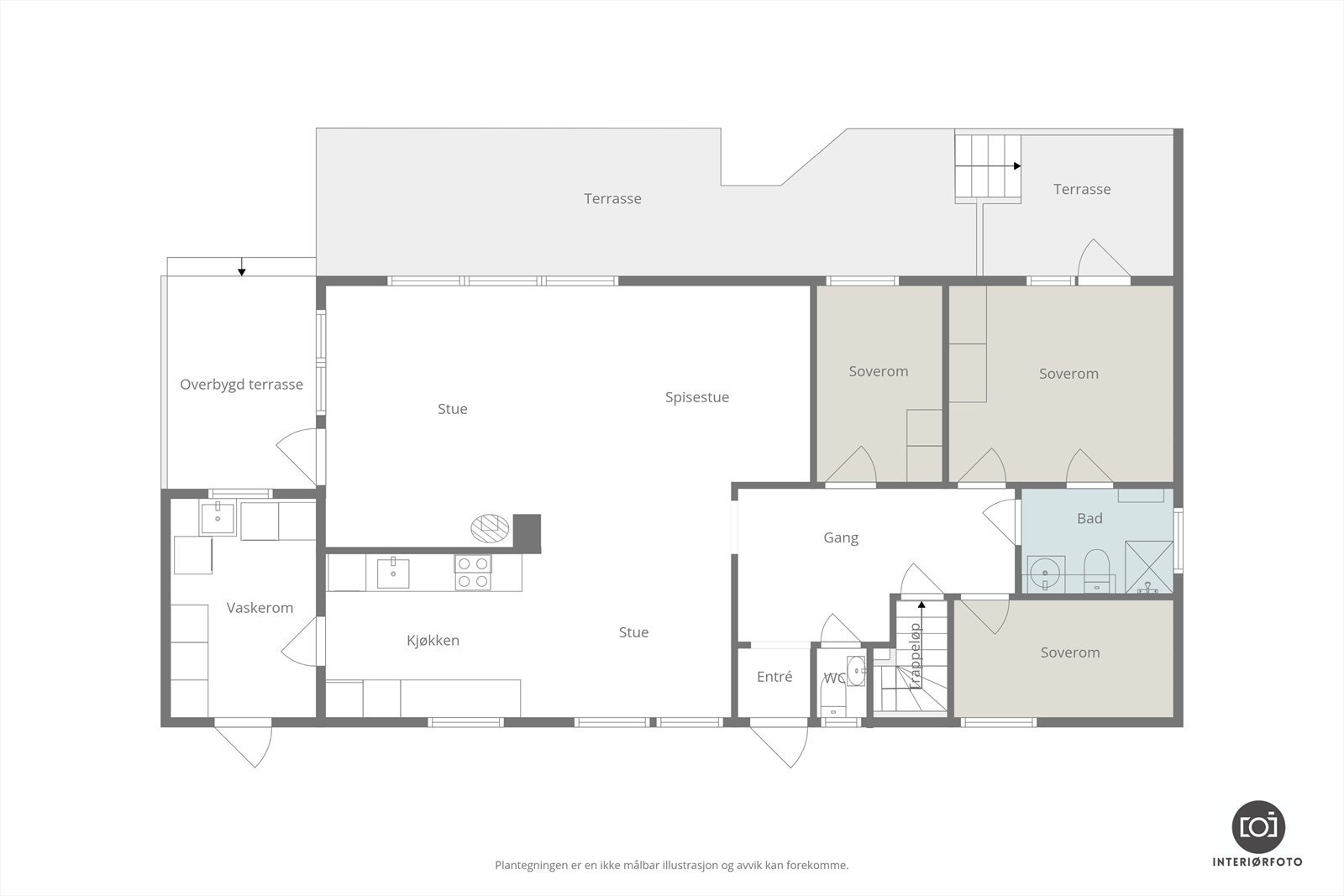 Plantegning Galleribilde