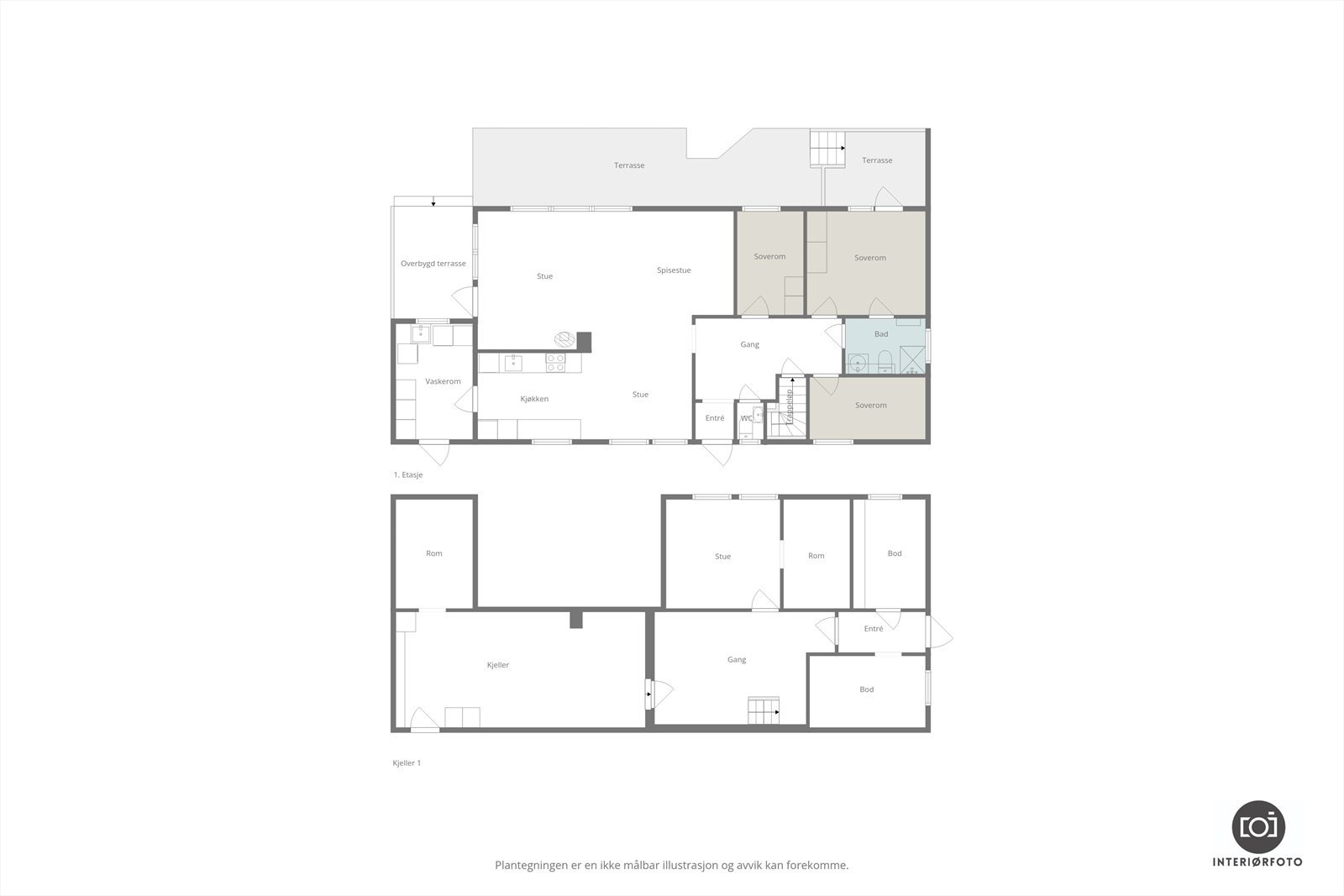 Plantegning Galleribilde