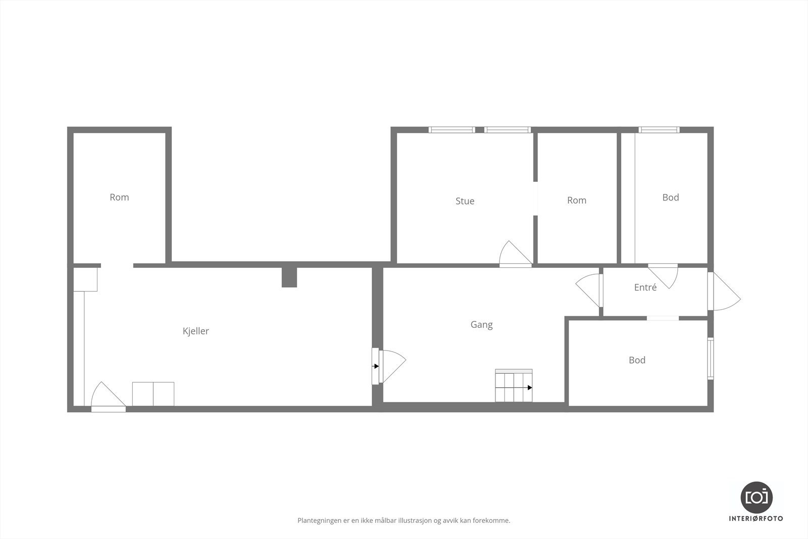 Plantegning Galleribilde