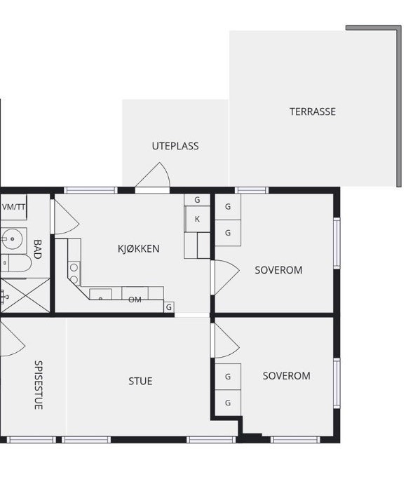 Plantegning. Galleribilde