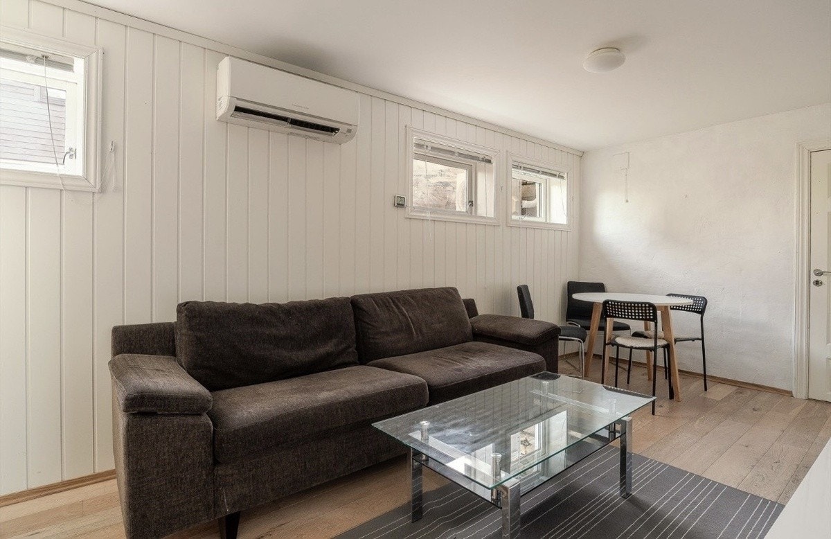 Varmepumpe i stuen. Galleribilde