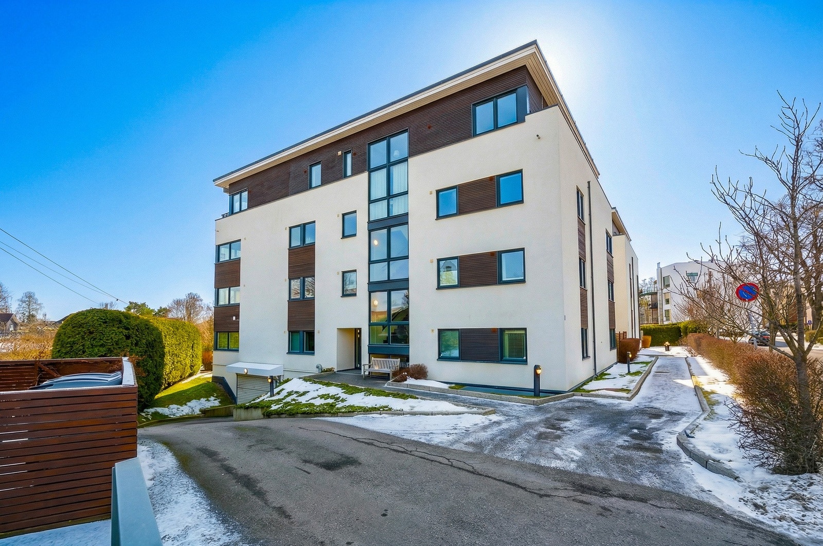 Leiligheten ligger i et sameiet fra 2011. Galleribilde