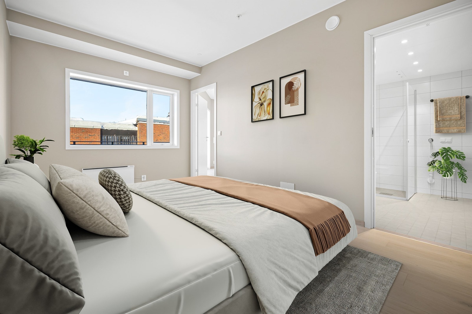 Soverom 1 - Rommet er digitalt stylet Galleribilde