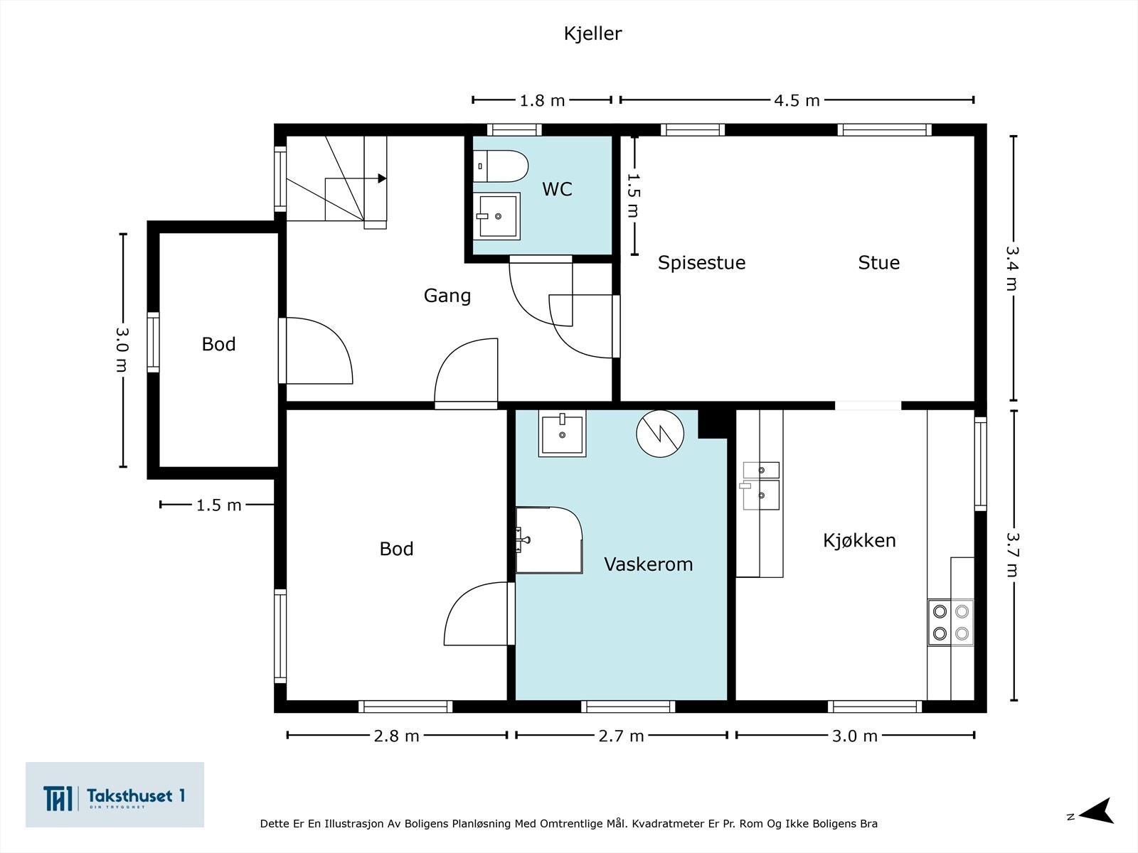 Underetasje. Galleribilde