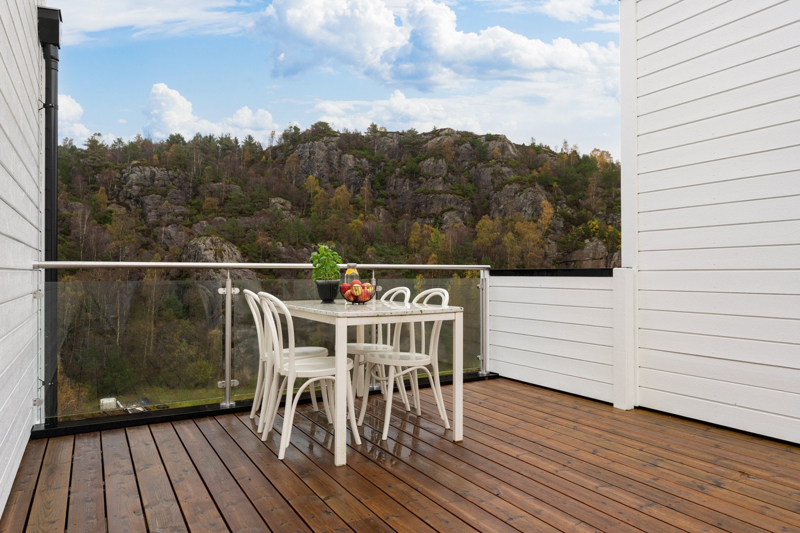 Takterrassen måler 33,8 kvm og har fantastiske solforhold. Galleribilde