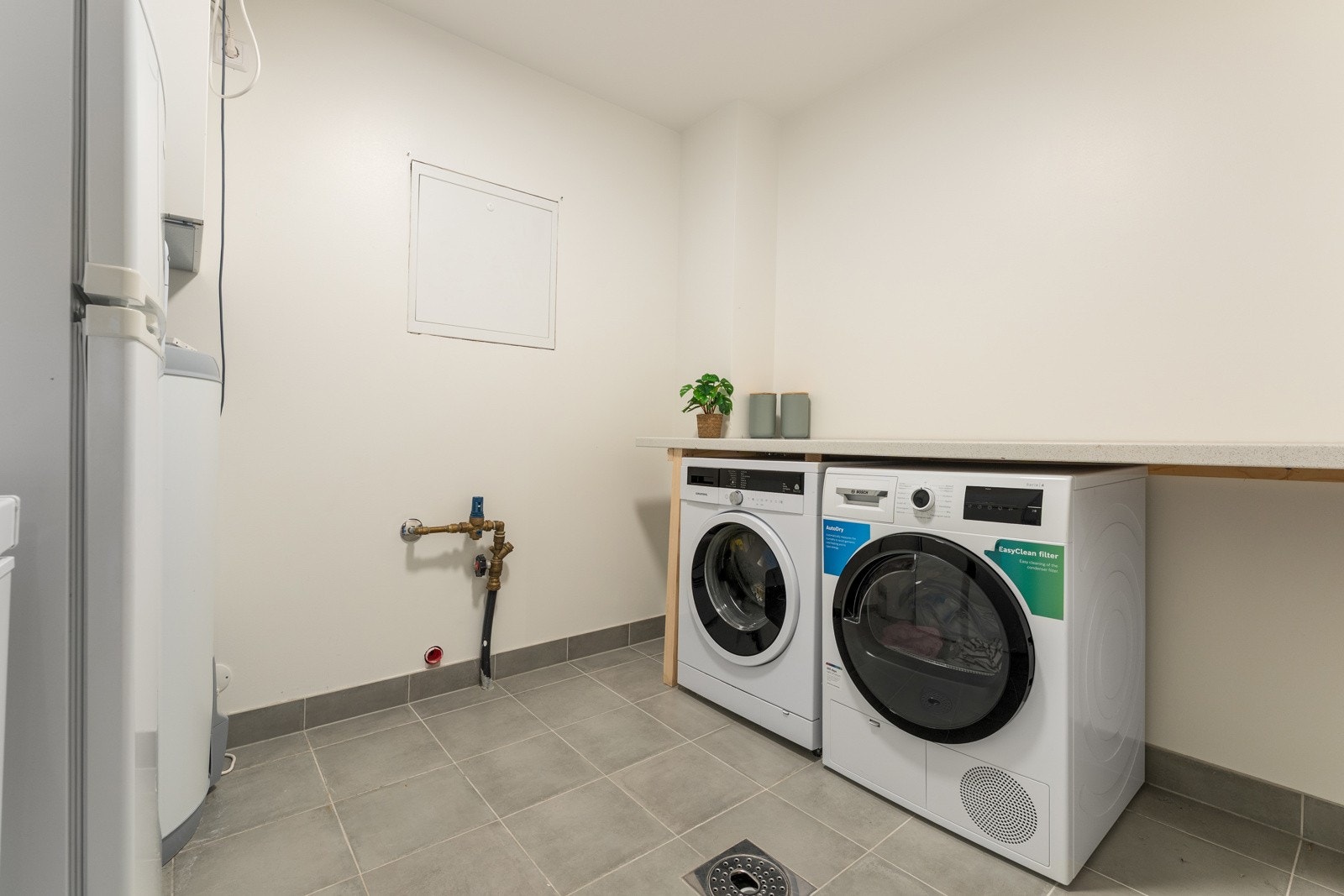 Praktisk separat vaskerom. Galleribilde