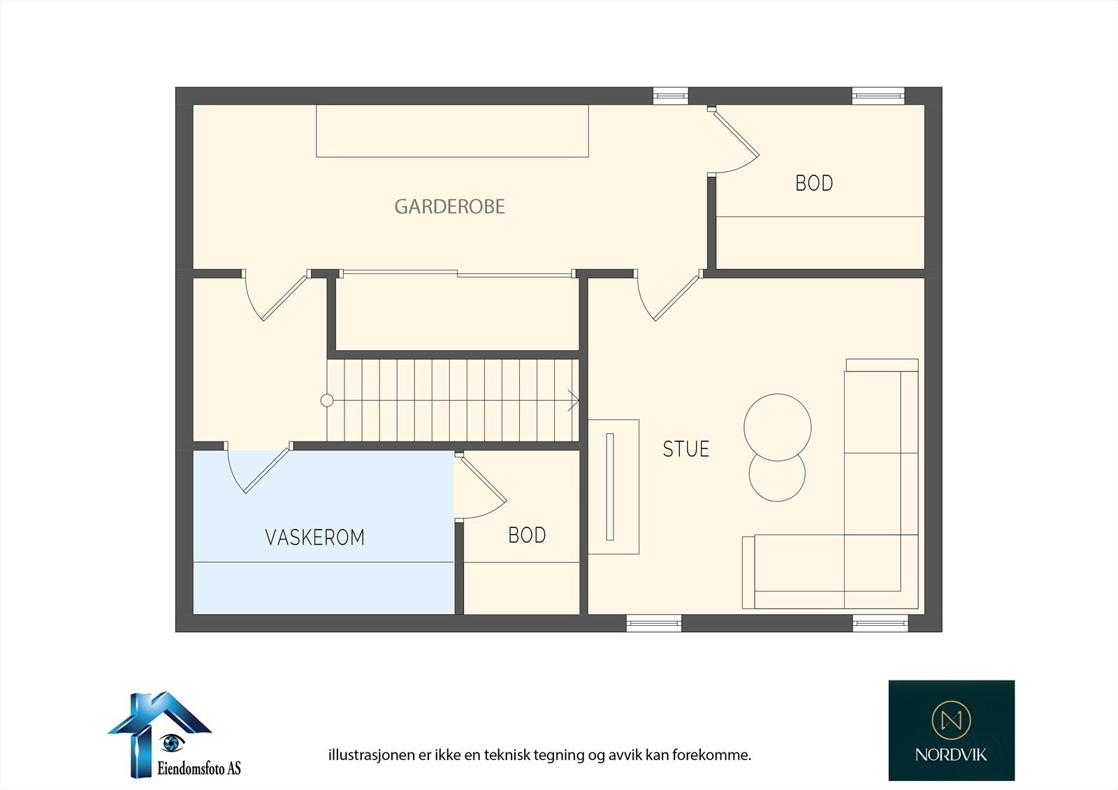 Presentasjon underetasje Galleribilde