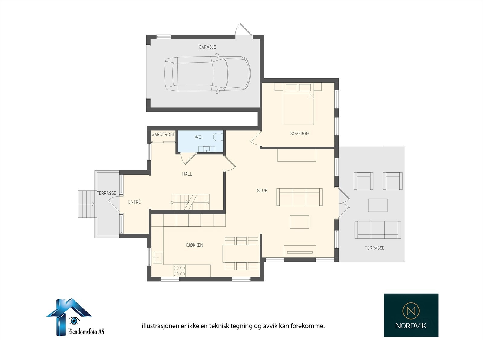 Presentasjon hovedetasje Galleribilde