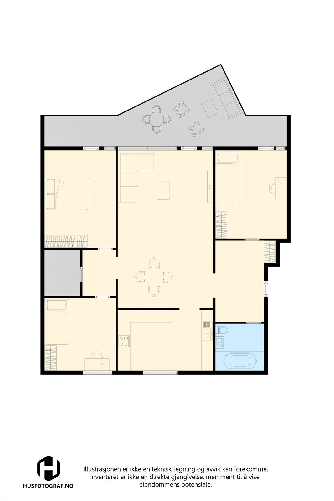 Plantegning Galleribilde