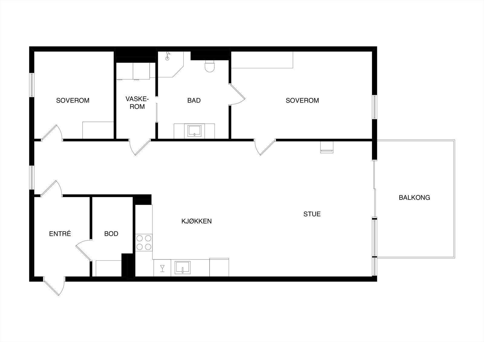 I tillegg er det en bod i underetasjen. Galleribilde