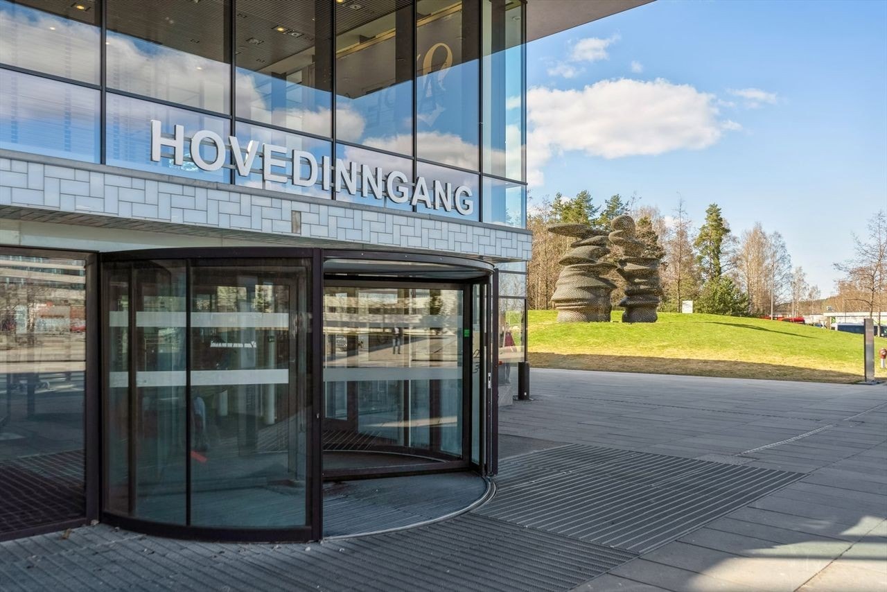 Ahus ligger i gangavstand til leiligheten. Galleribilde