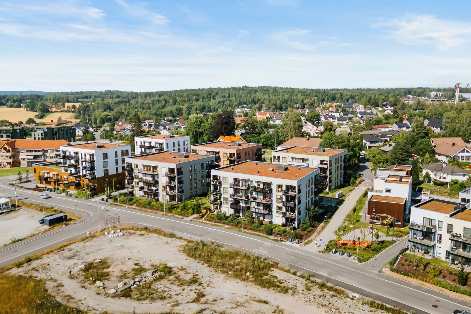Dagligvarehandelen kan blant annet gjøres på Coop Extra, like ved leiligheten. Galleribilde