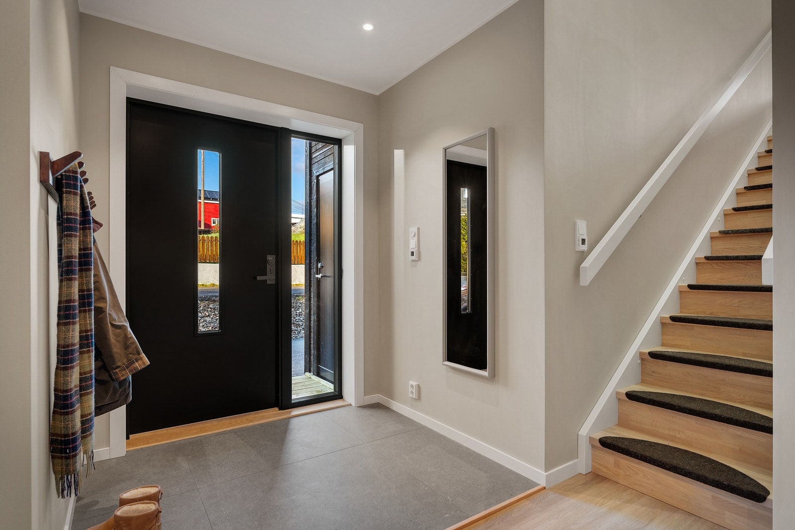 Gangen har varmekabler i gulvet. Galleribilde