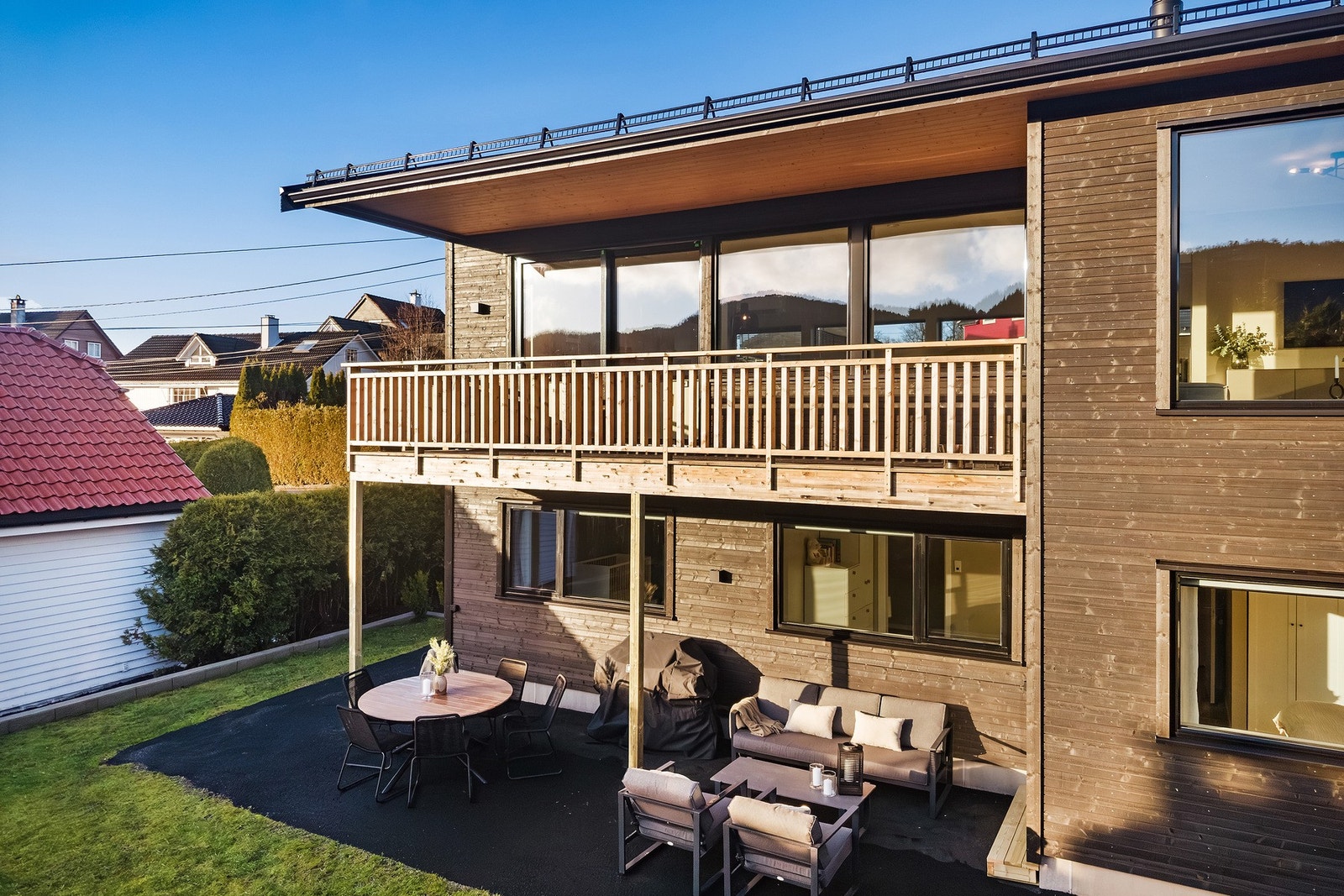 Boligen har fantastiske solforhold. Galleribilde