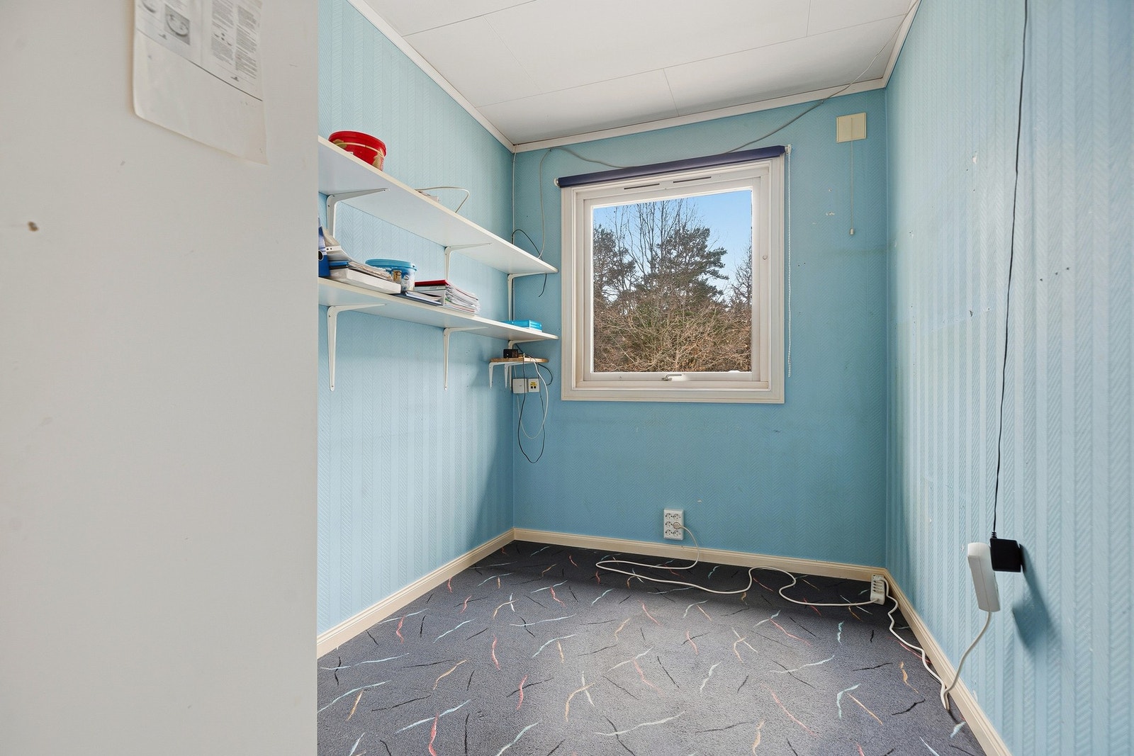 Kontor som har vært benyttet som soverom. Galleribilde