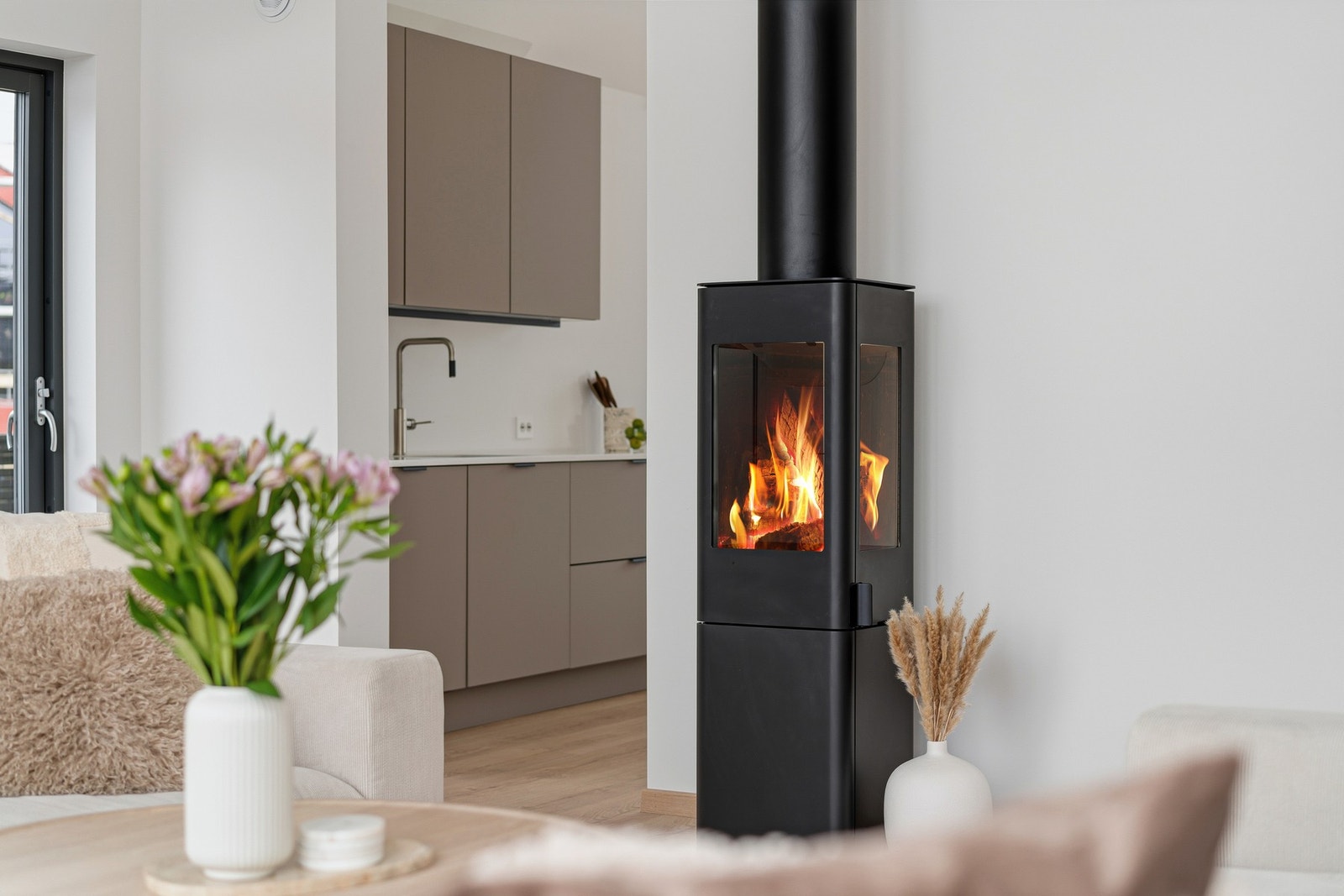 Lekker peis for kos og hygge på de kalde vinterdagene. Galleribilde