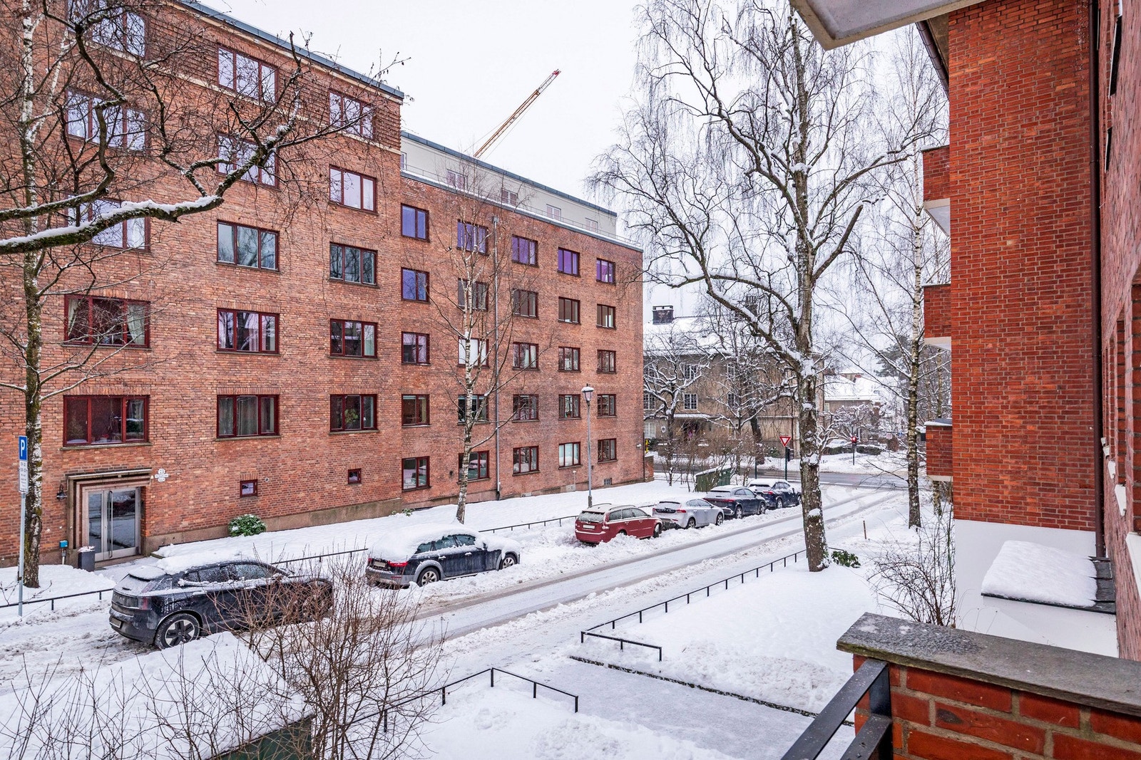 Utsyn fra balkong. Galleribilde