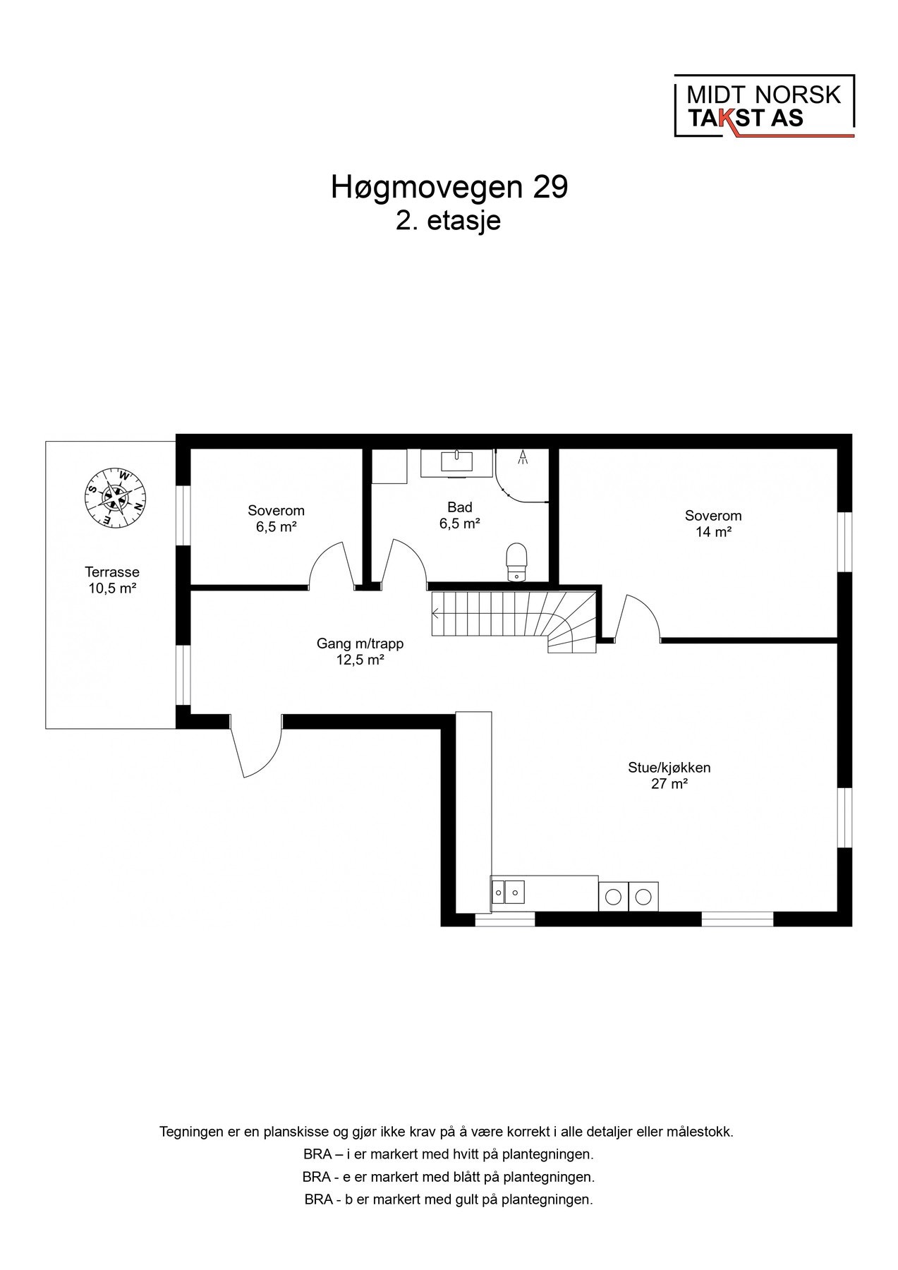 Planskisse 2. etasje. Galleribilde