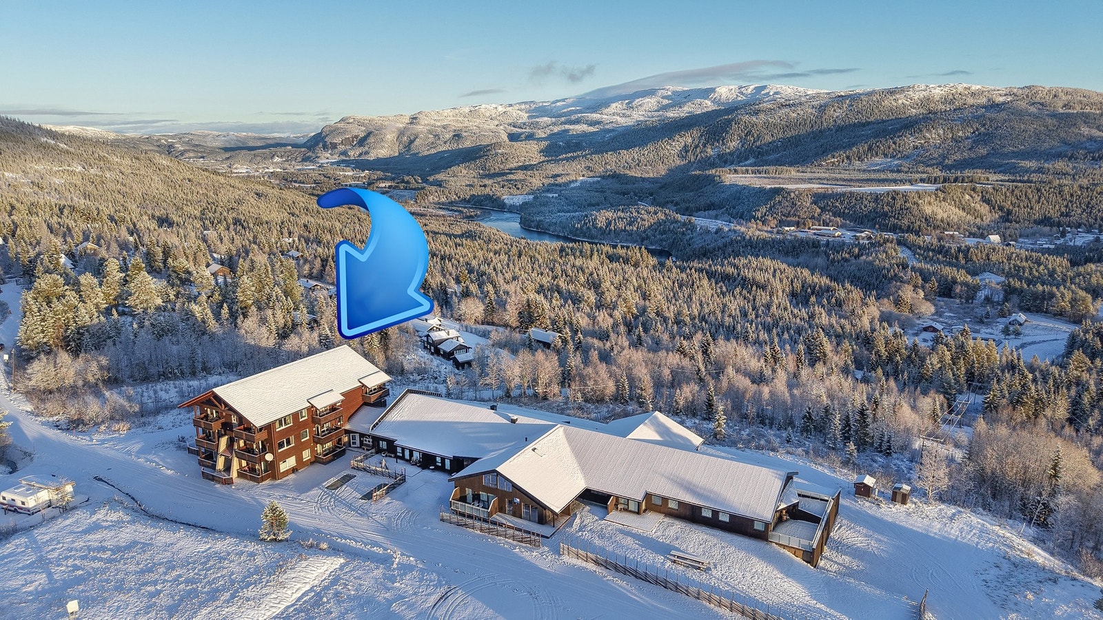 Grong skisenter er ett av fylkets største alpine anlegg og byr på hele 15 nedfarter og 4 heiser Galleribilde