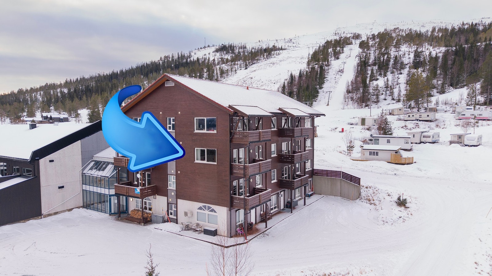 Velholdt og innholdsrik selveier med umiddelbar nærhet til alpinanlegg og flotte skiløyper Galleribilde