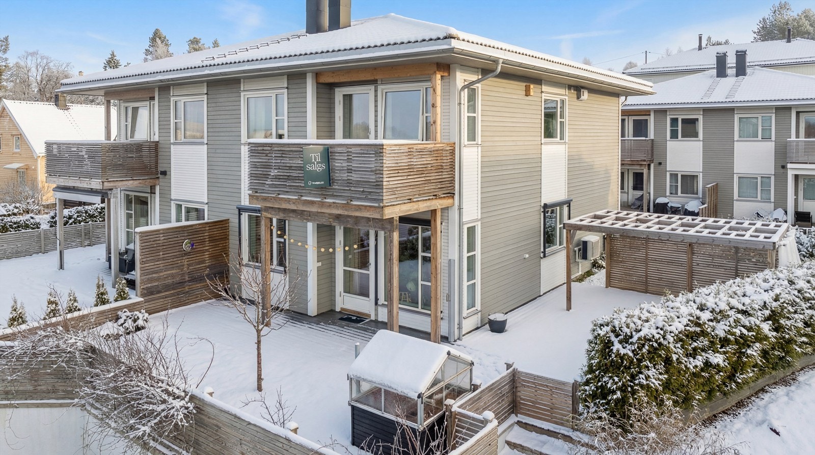 Digitalt snøbilde Galleribilde