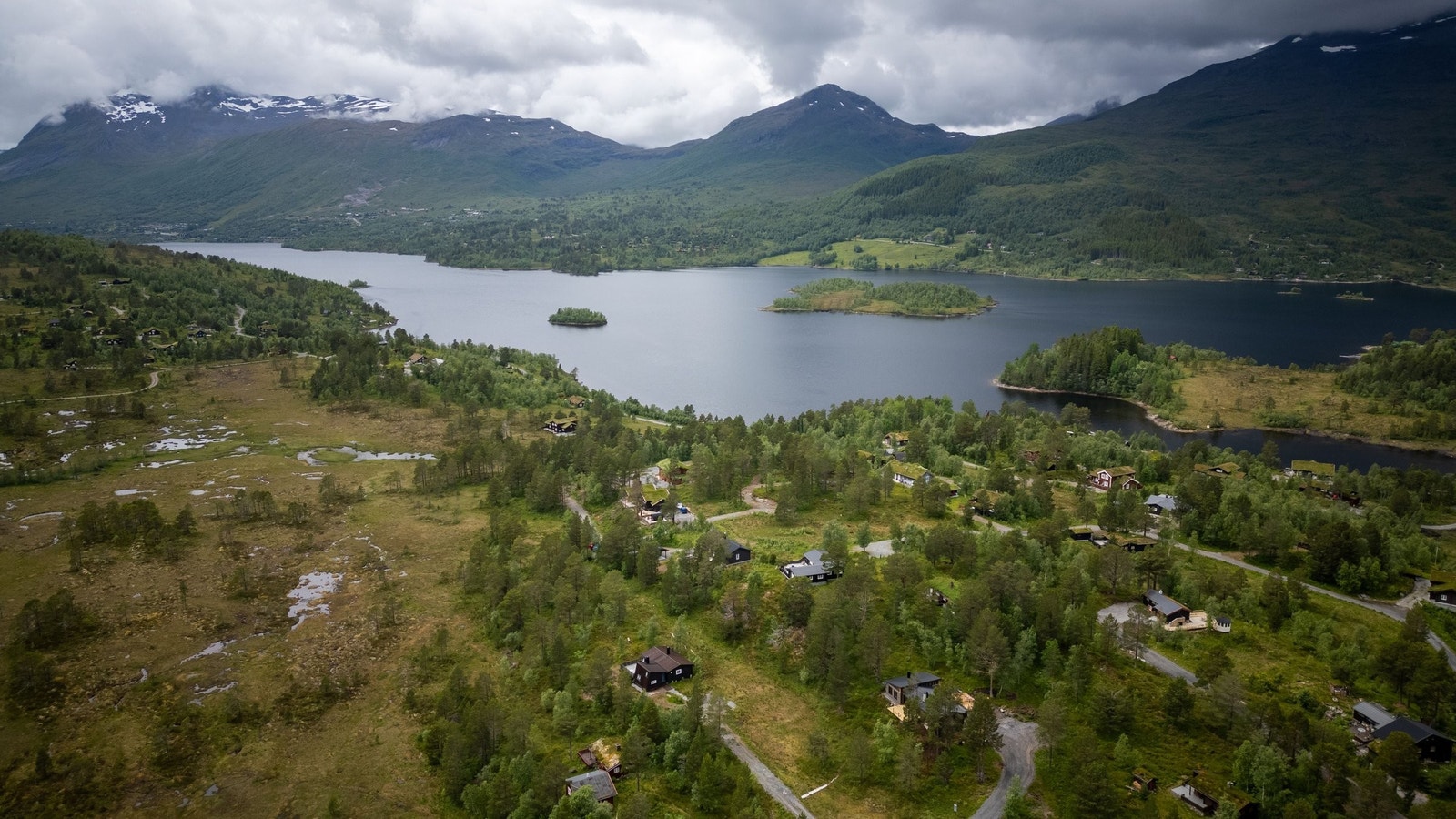 Flott utsikt over området Galleribilde