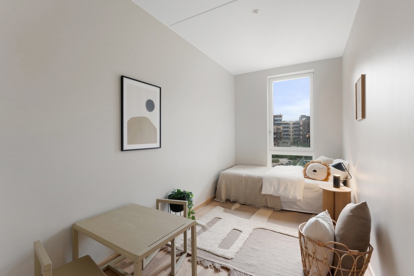 Det tredje soverommet passer perfekt som barnerom eller kontor. Galleribilde