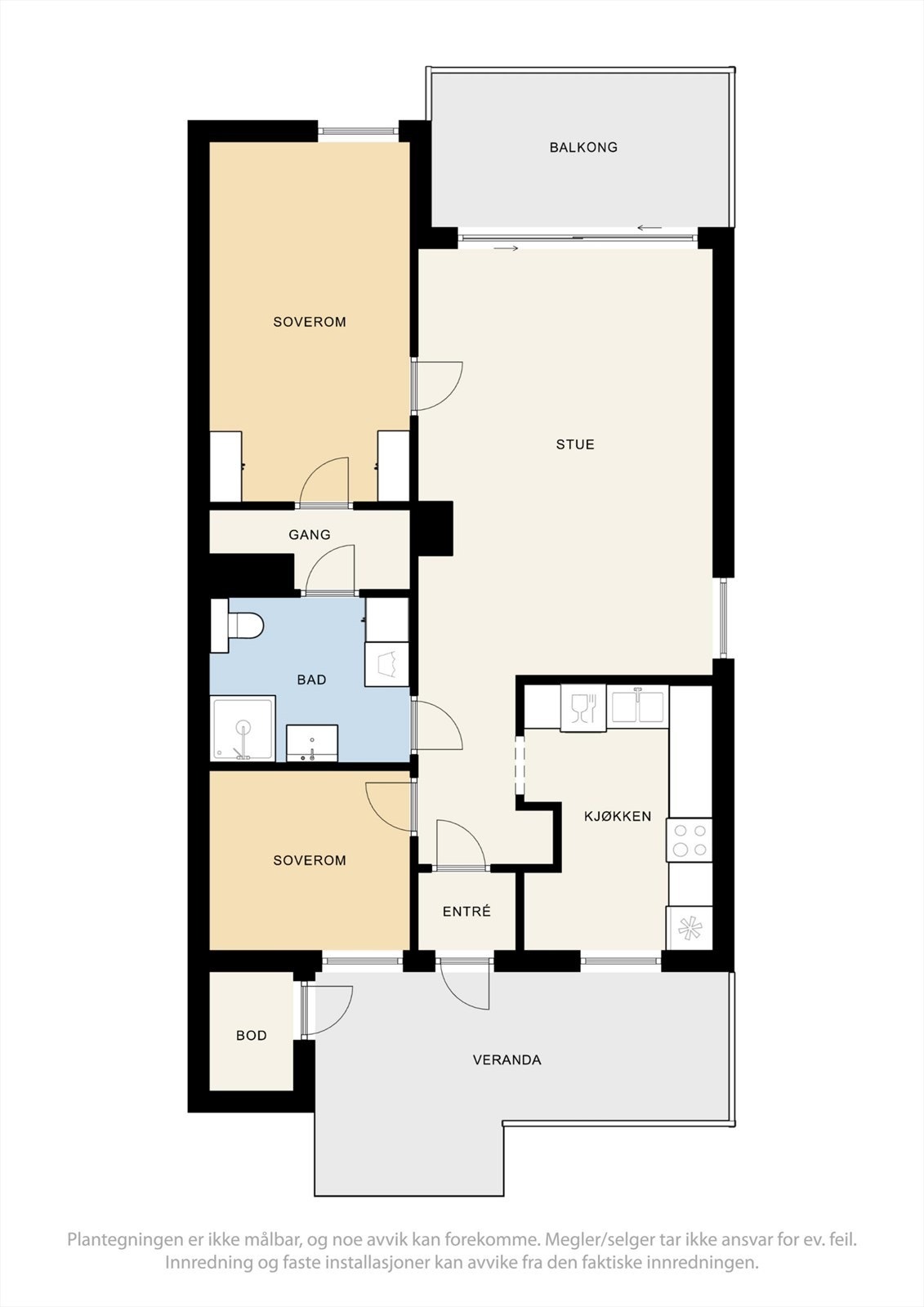 Plantegning Galleribilde