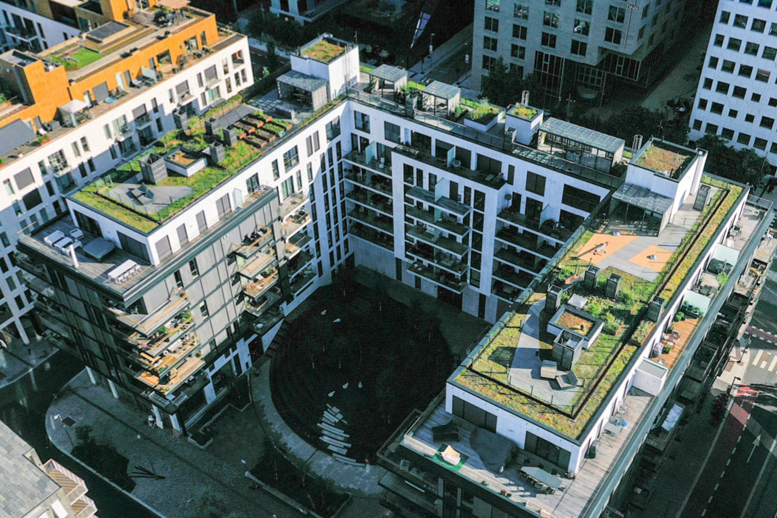 Tilgang til en stor felles takterrasse med fantastisk by- og sjøutsikt! Galleribilde