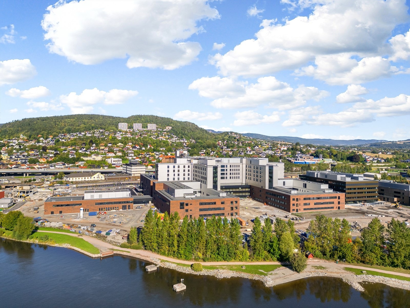 Leiligheten har kort avstand til det nye sykehuset Galleribilde