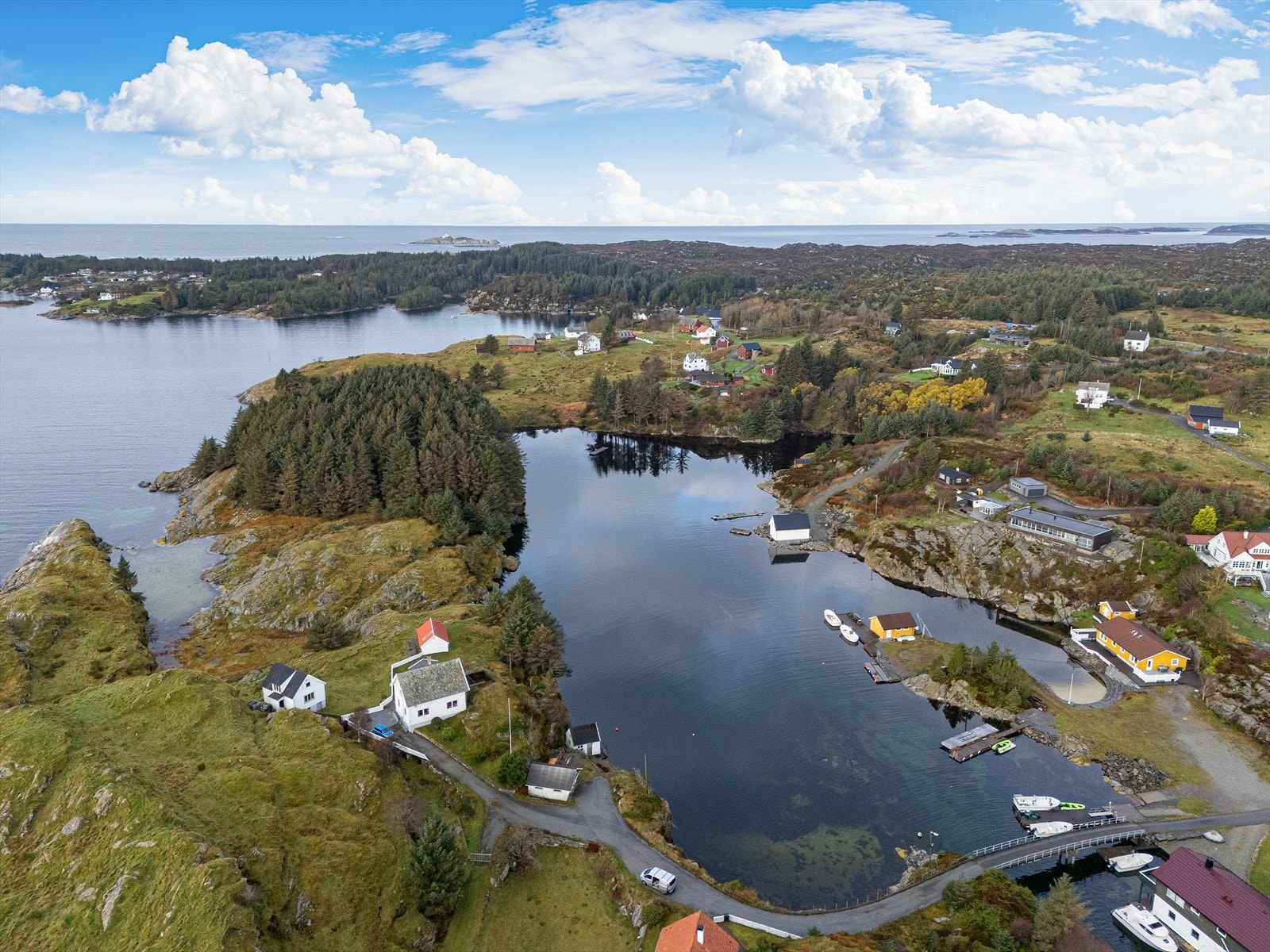 Vei, vann og kloakk til tomt. Galleribilde