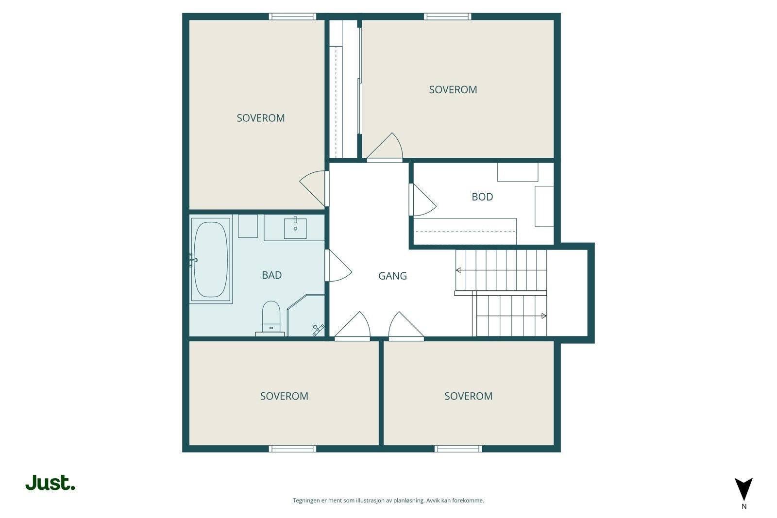 Planskisse 2.etasje.