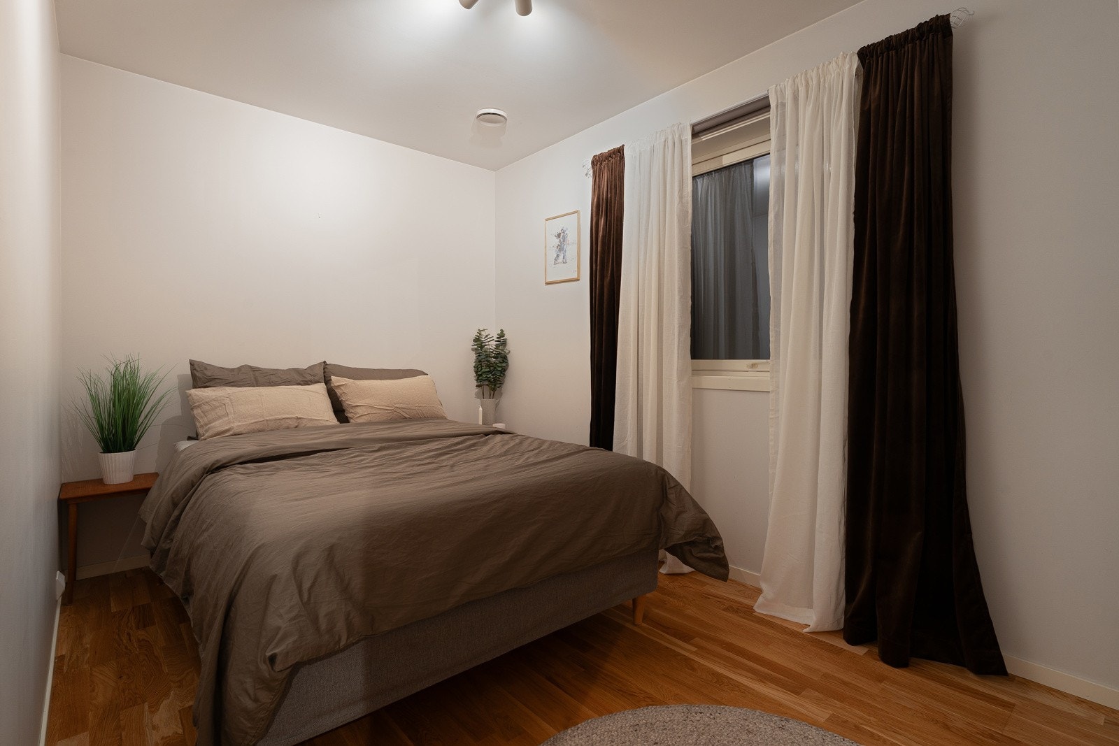 Soverom på hovedplanet.