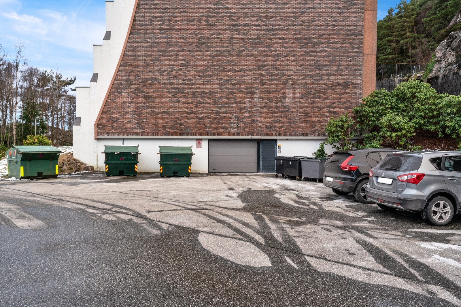 God felles parkeringsplass Galleribilde