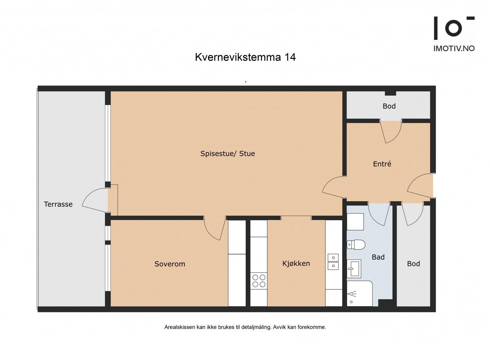Plantegning Kvernevikstemma 14 Galleribilde