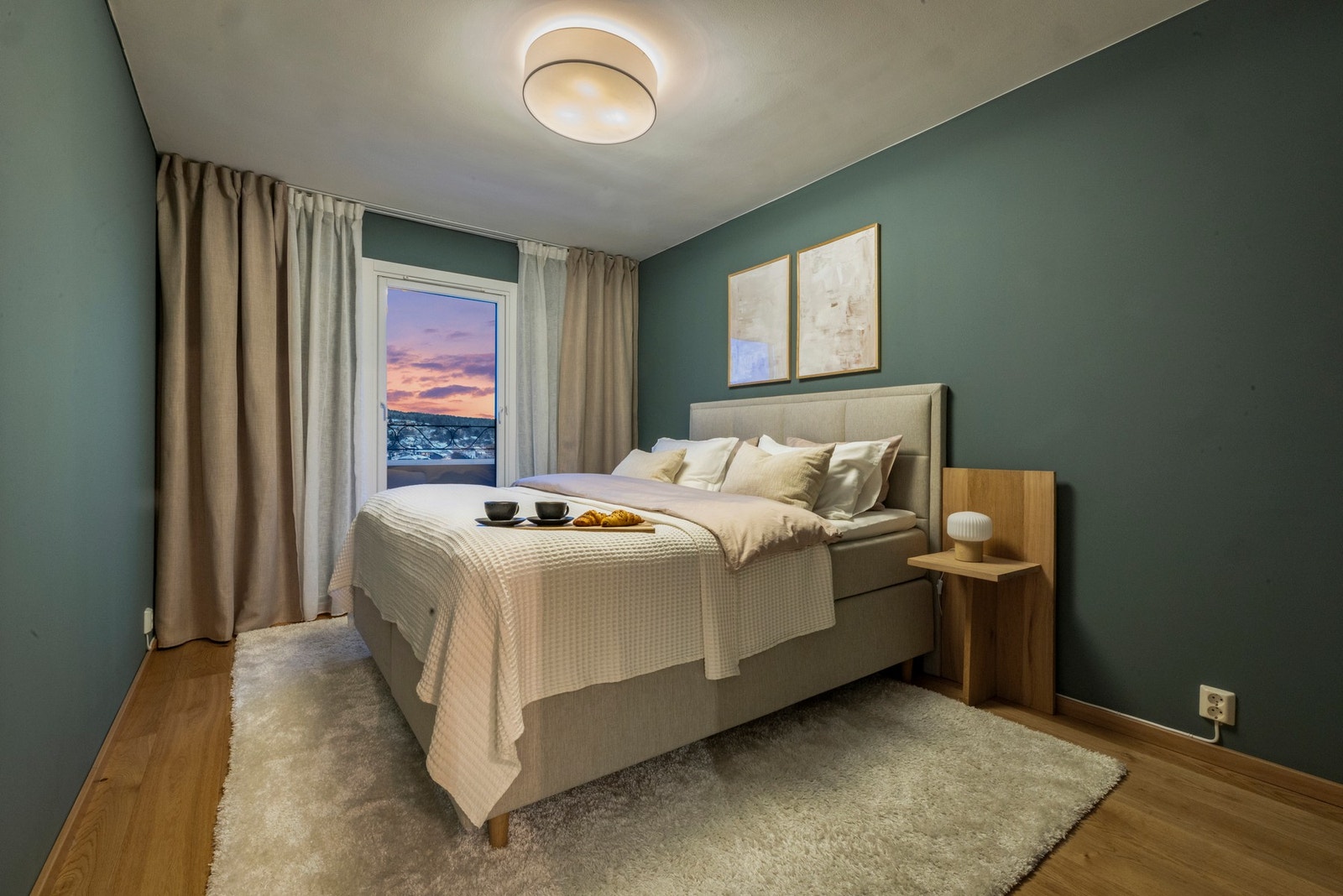 Lun kveldsstemning Galleribilde