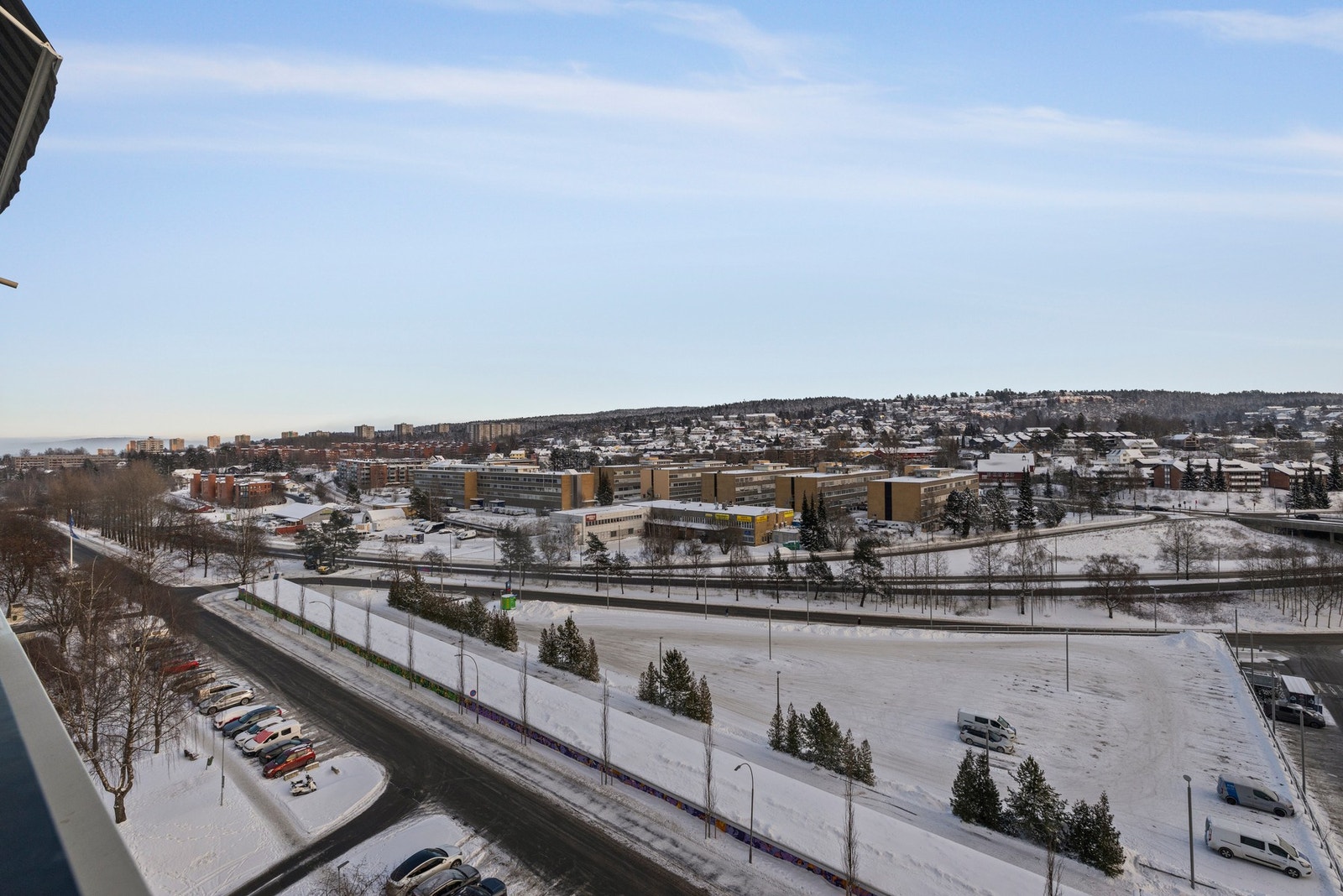 Her er det gode solforhold og en fantastisk utsikt over nærområdet Galleribilde
