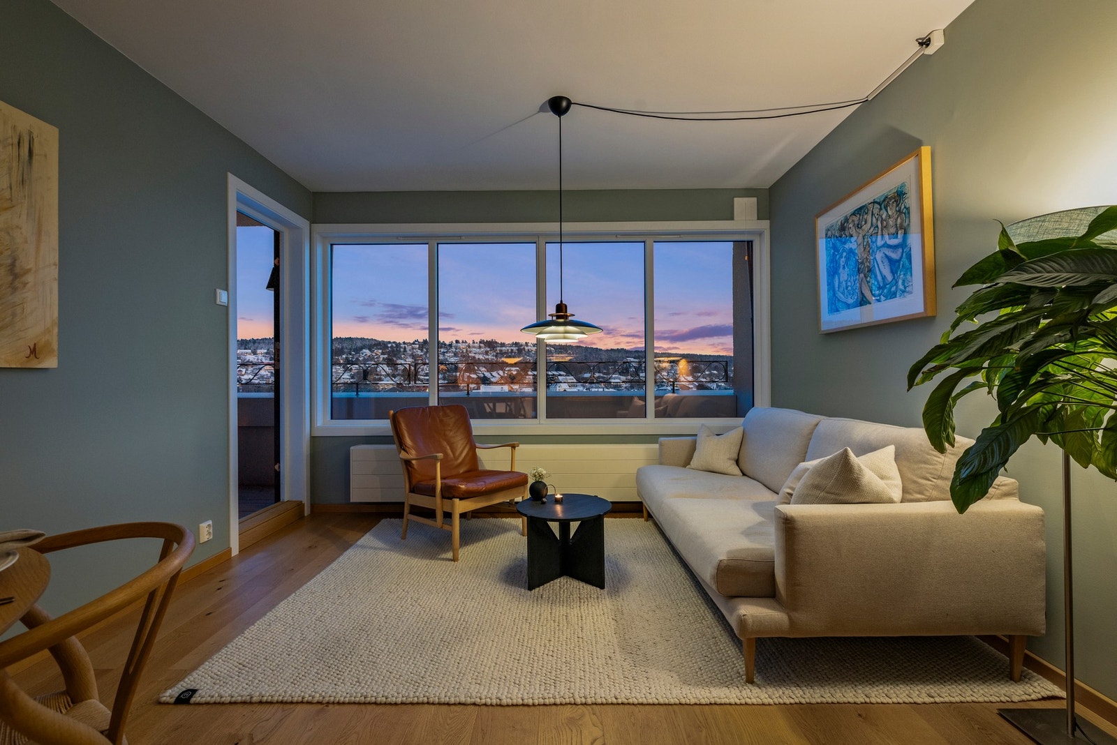 Lun kveldsstemning Galleribilde