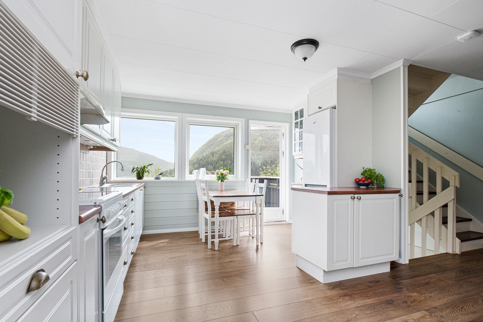 Kjøkkenet har god plass til innredning og ønsket møblering (arkivfoto 2023). Galleribilde