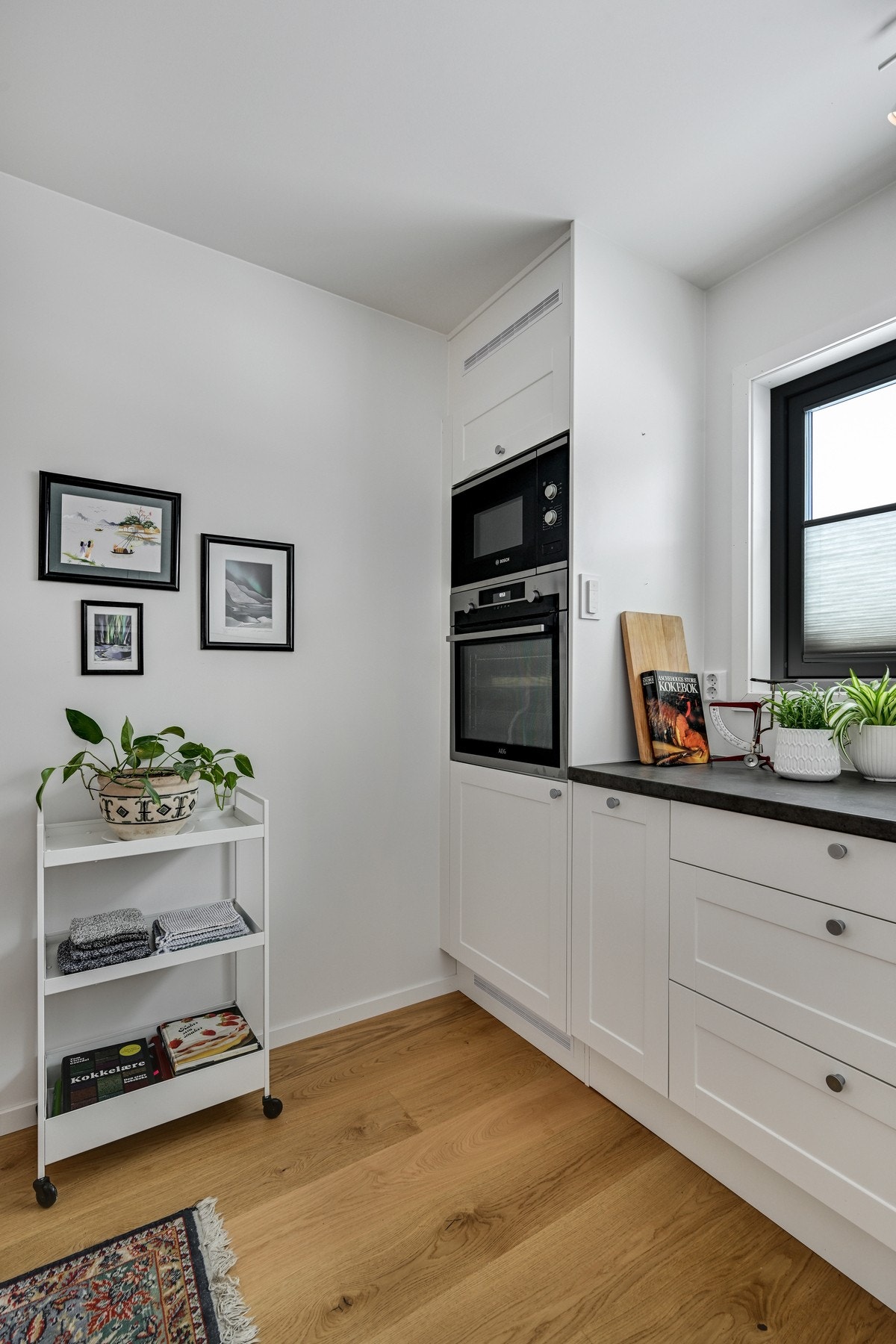 Integrerte hvitevarer og benkeplate i lamian Galleribilde