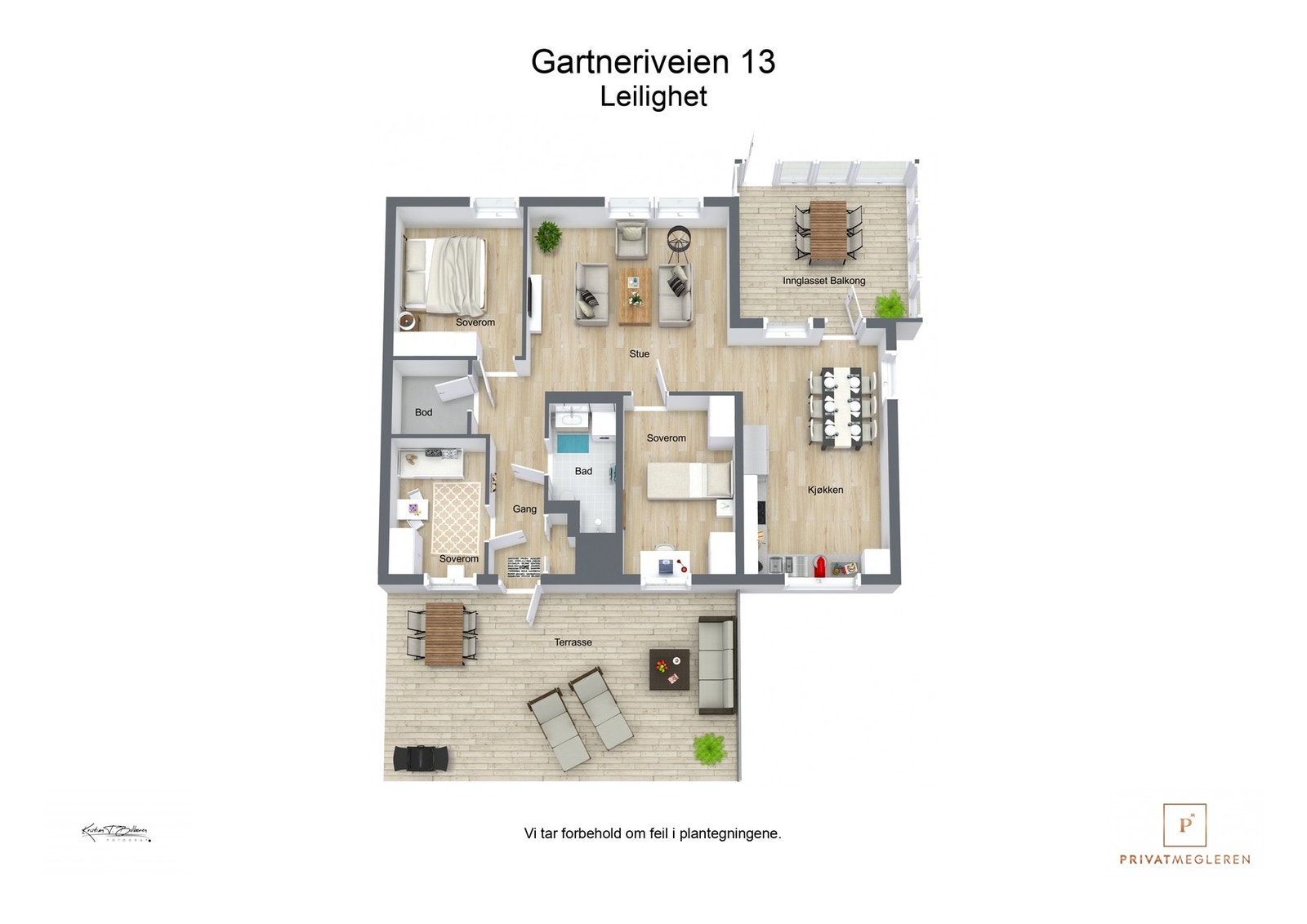 Plantegning Galleribilde