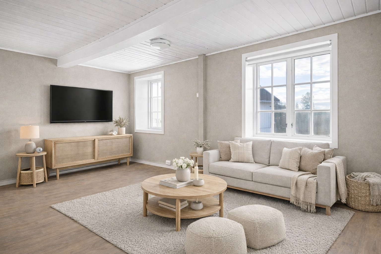 Forslag til møblering. NB! Bilde er digitalt redigert. Galleribilde