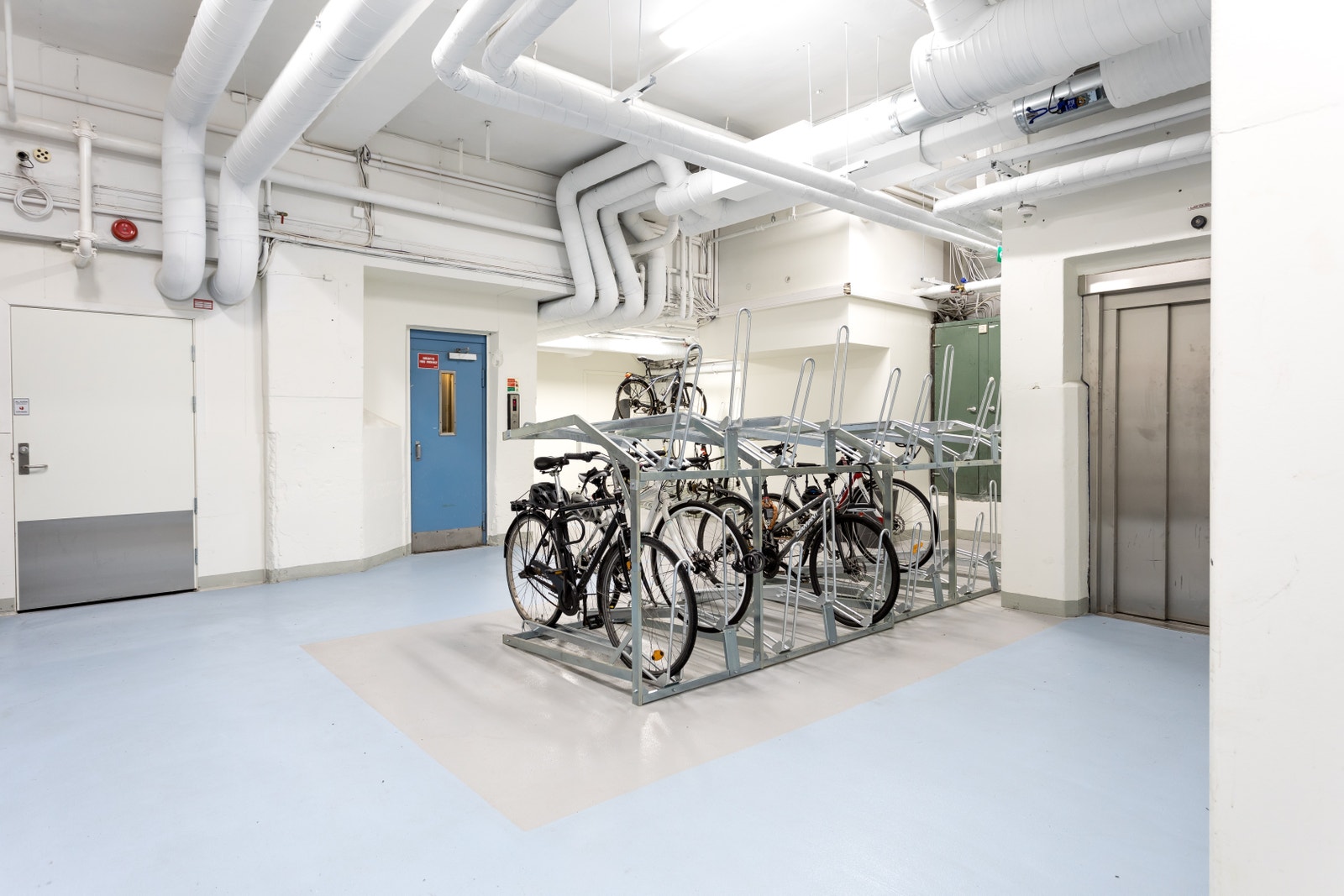 Sykkelparkering Galleribilde