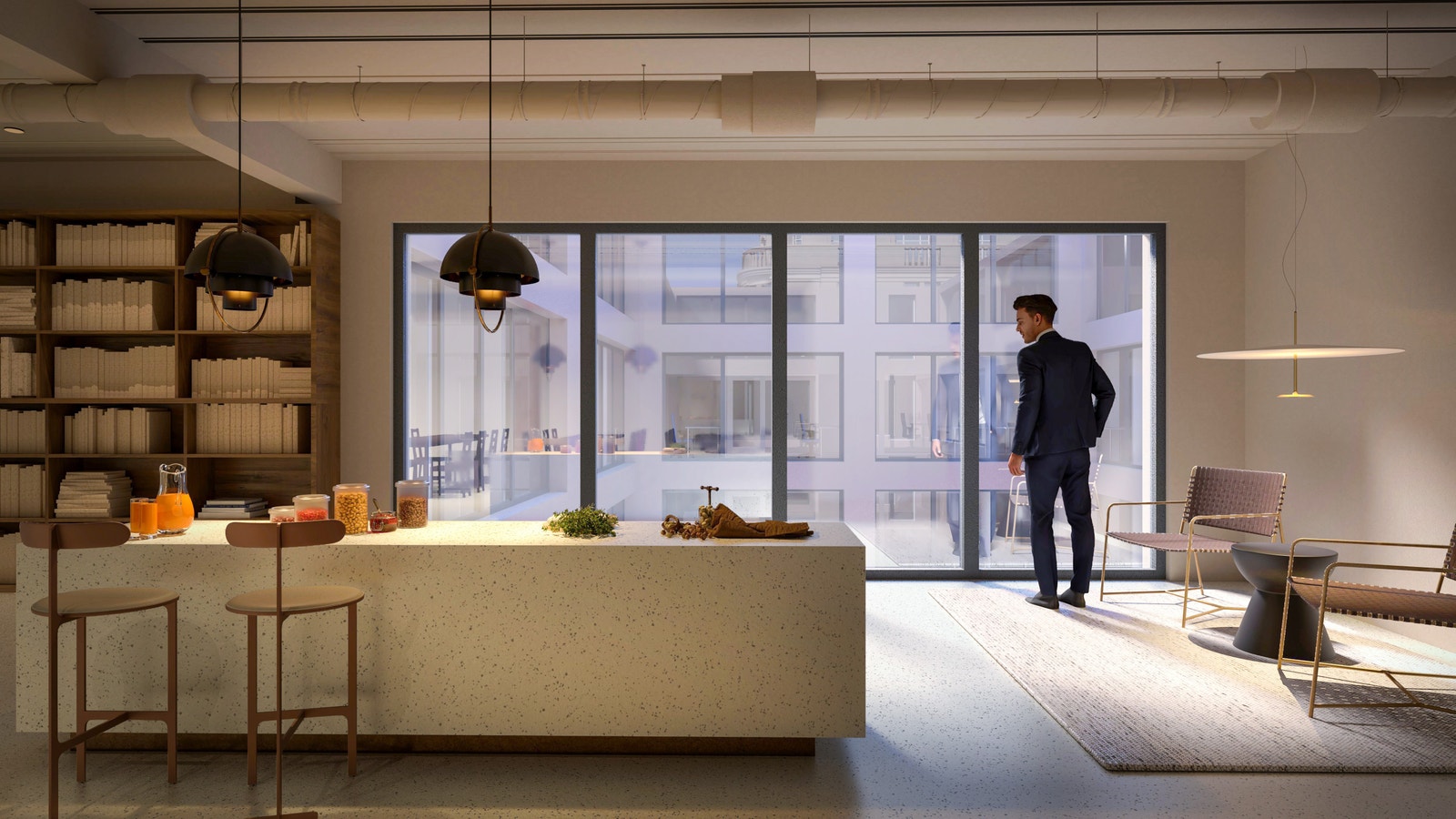 Skisse kontor Galleribilde