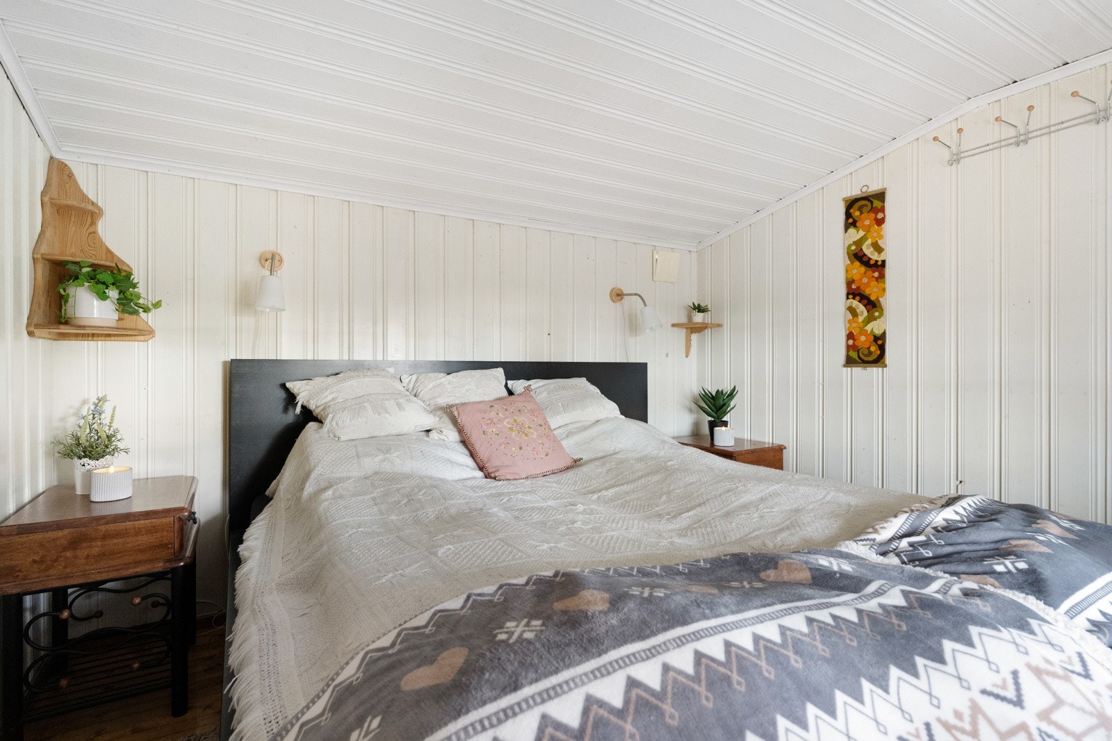 Hytta har to gode soverom Galleribilde