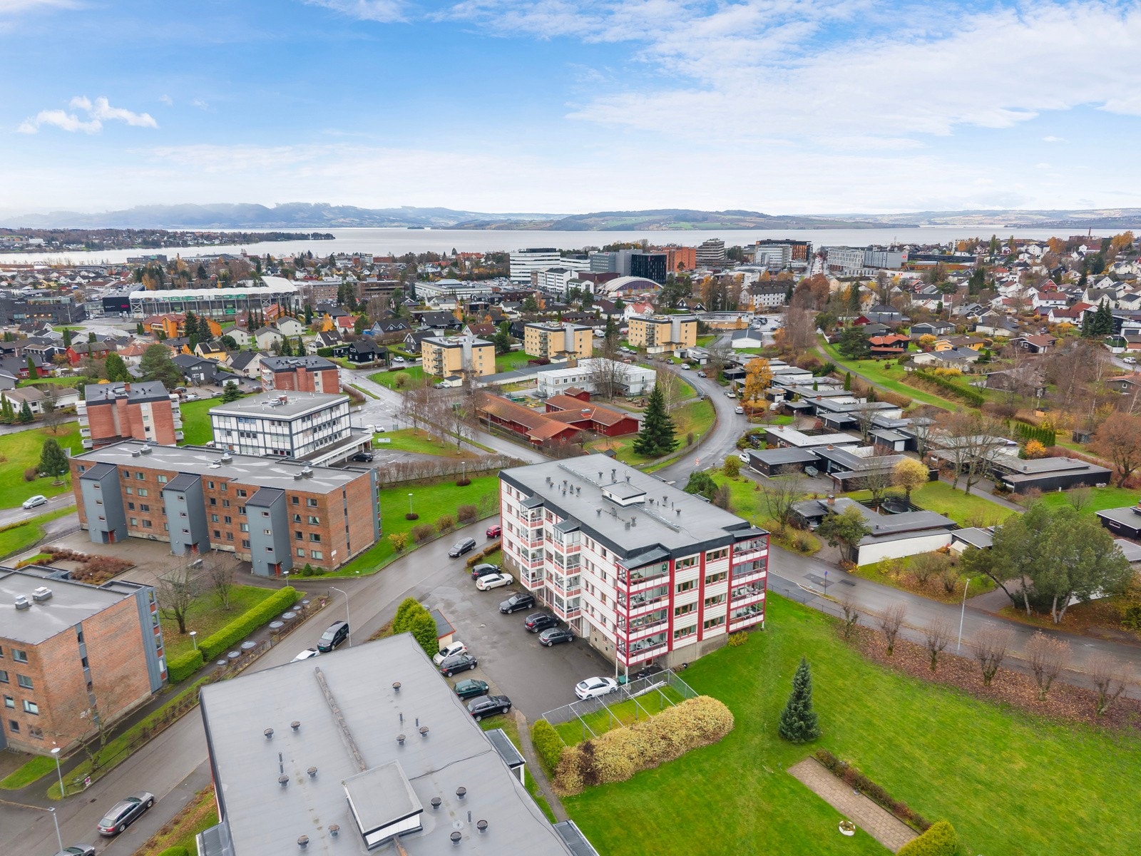 Dronefoto Galleribilde