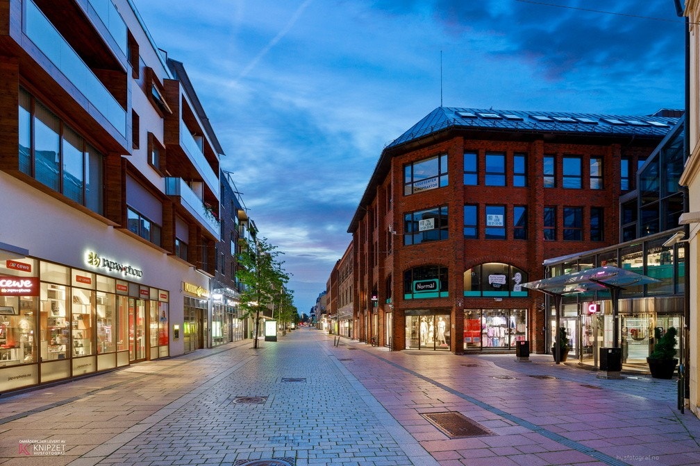 Området byr på et bredt utvalg av butikker og servicetilbud. Galleribilde