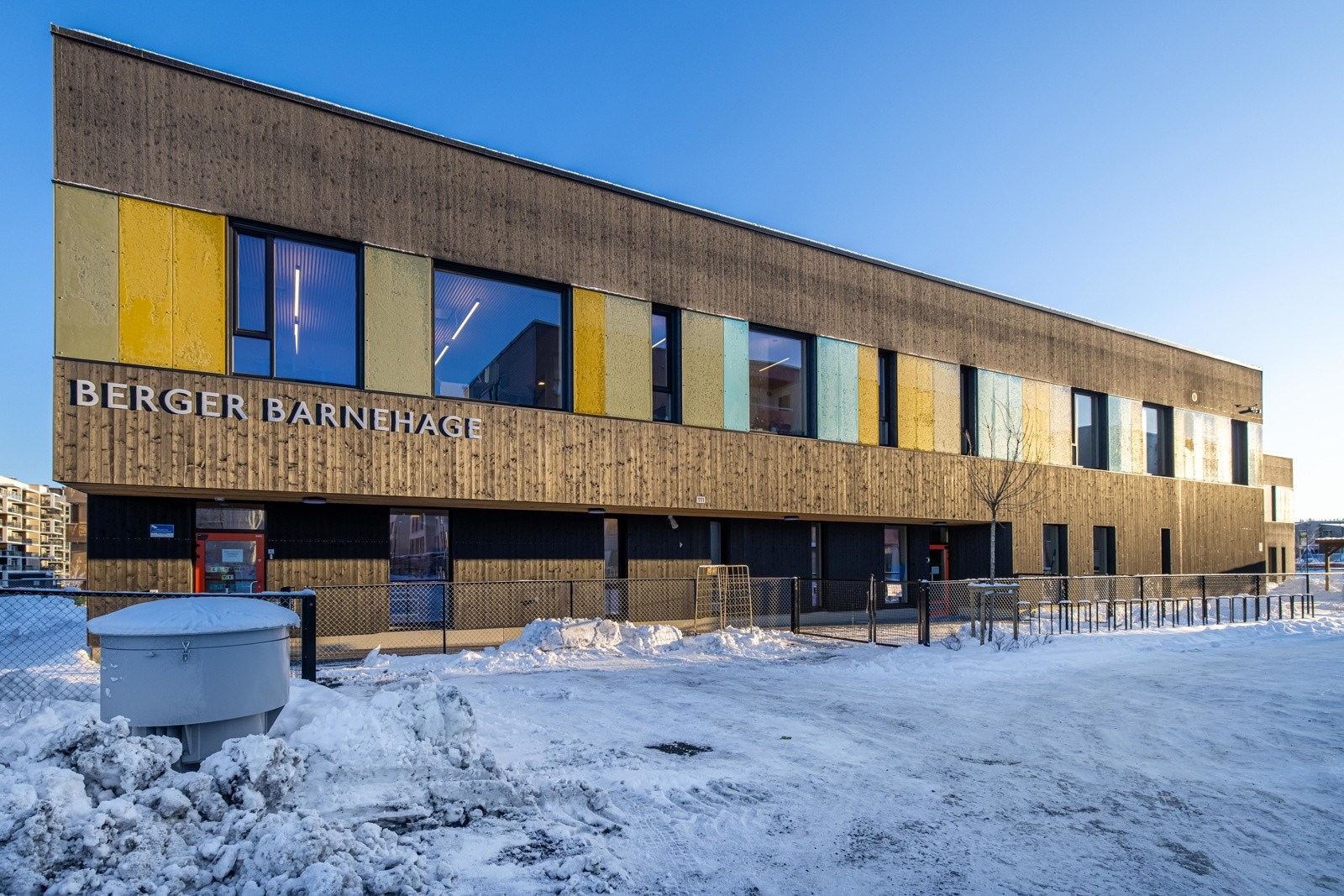 Berger barnehage ligger i nabolaget. Galleribilde
