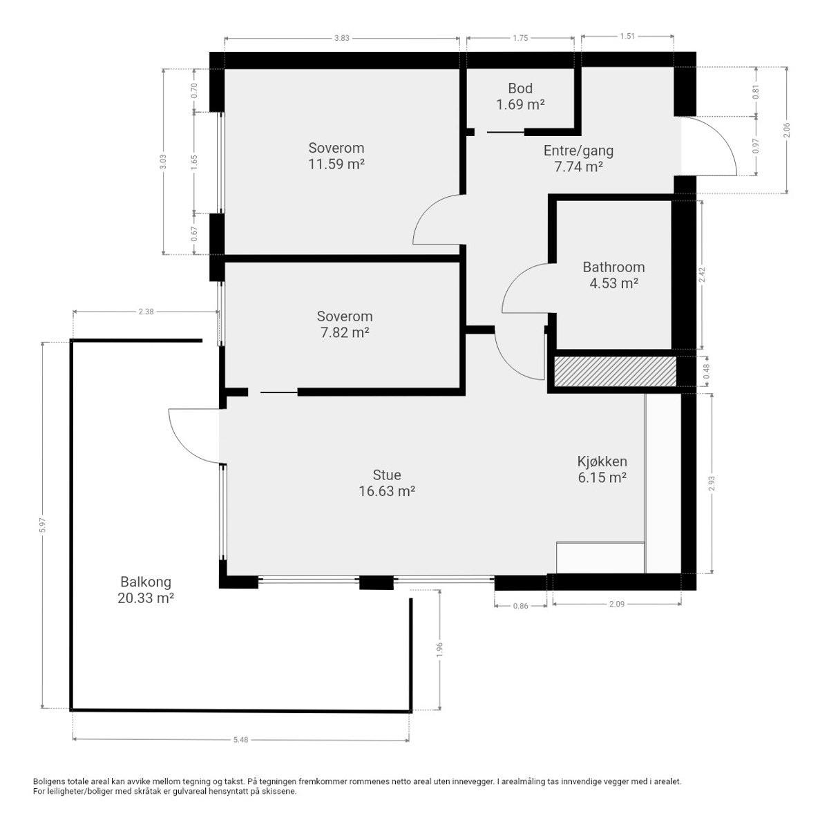 Planløsning. Galleribilde